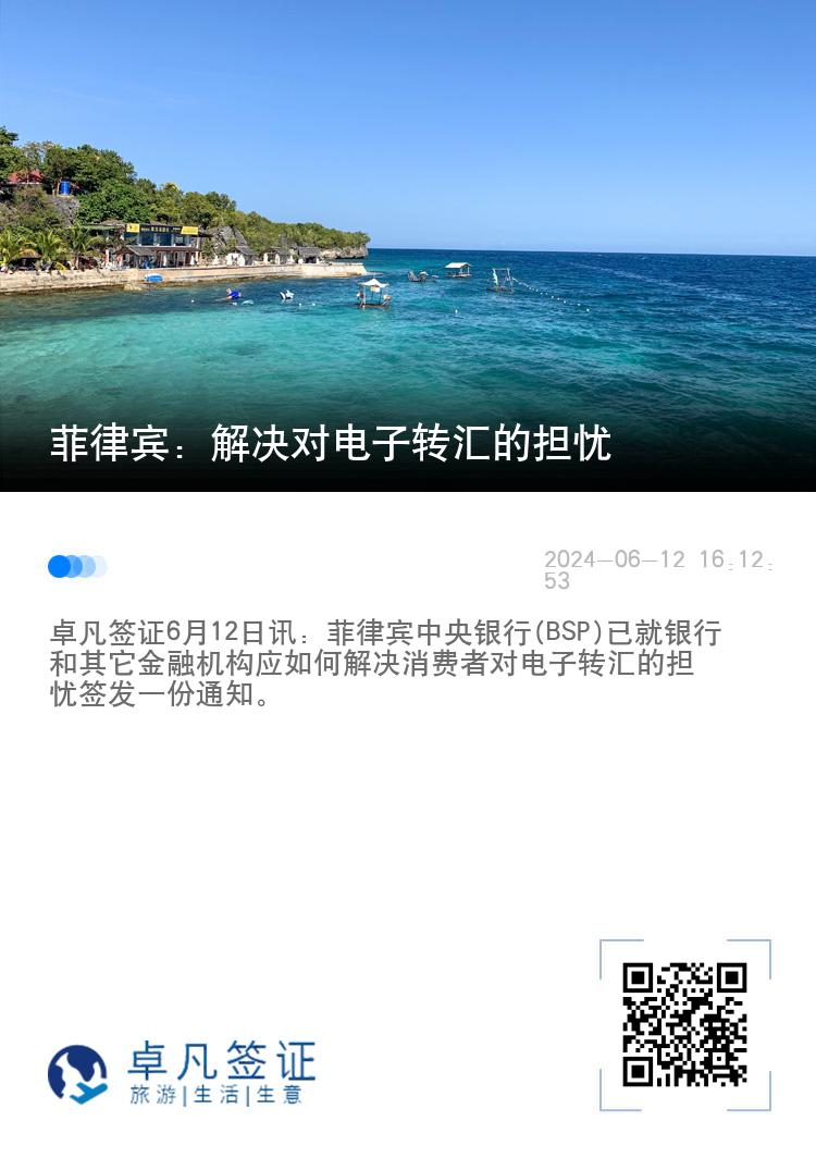 菲律宾：解决对电子转汇的担忧