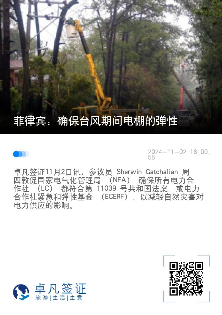 菲律宾：确保台风期间电棚的弹性