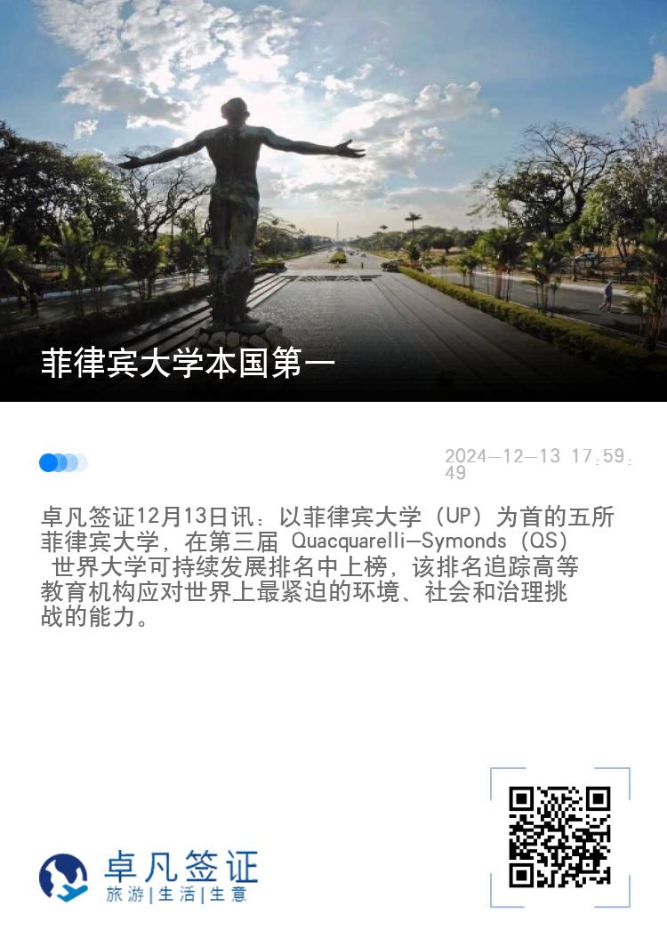 菲律宾大学本国第一