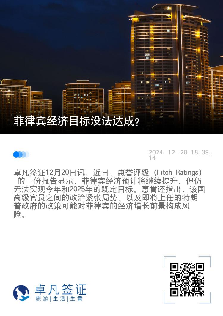 菲律宾经济目标没法达成？